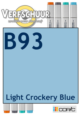 Copic Ciao manga marker Light Crockery Blue B93