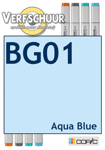 Copic Ciao manga marker Aqua Blue BG01