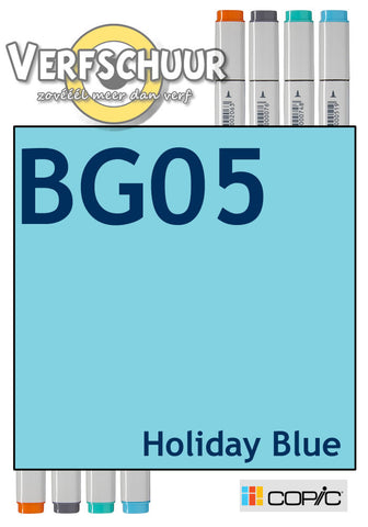 Copic Ciao manga marker Holiday Blue BG05