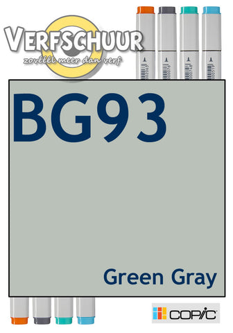 Copic Ciao manga marker Green Gray BG93