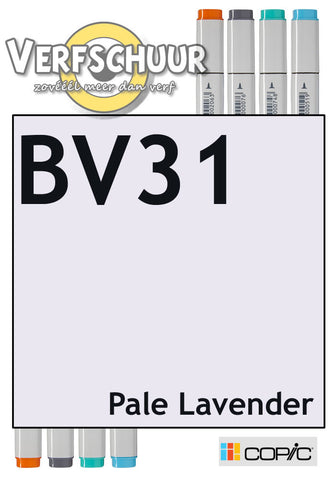 Copic Ciao manga marker Pale Lavender BV31