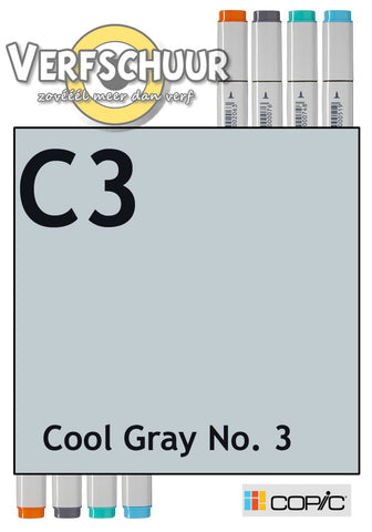 Copic Ciao manga marker Cool Gray C3