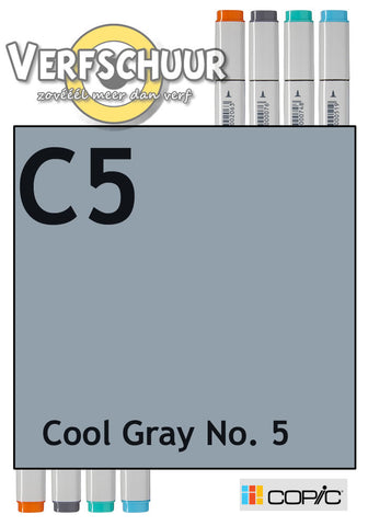 Copic Ciao manga marker Cool Gray C5