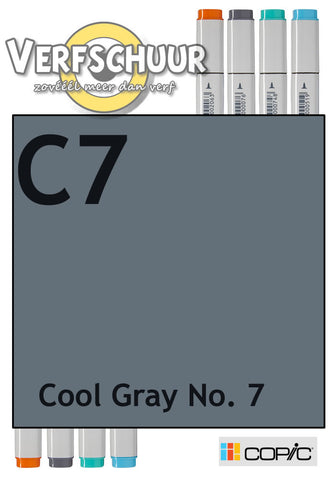 Copic Ciao manga marker Cool Gray C7