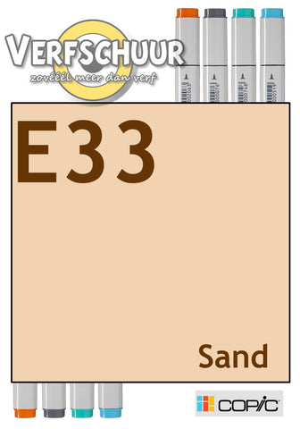 Copic Ciao manga marker Sand E33