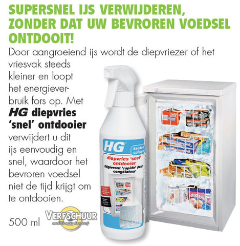 HG Diepvries 'snel' ontdooier 500ml