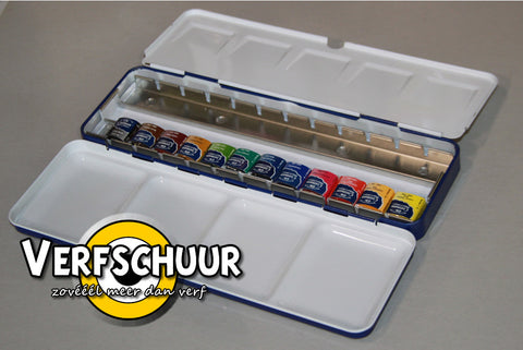 W&N. COTMAN Customisable travel tin - 12 x 1/2 pans 0390453