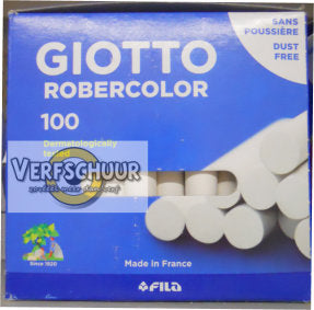 Giotto Robercolor krijt wit 100st