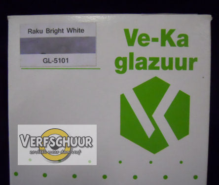 VeKa Rakuglazuur bright white 500gr GL-5101