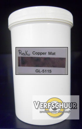 VeKa Rakuglazuur copper mat 200gr GL-5115