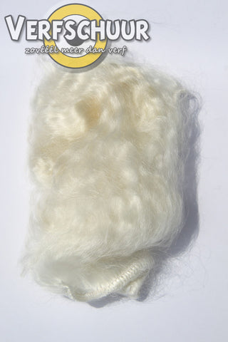 White corriedale tight curly wool (white) haar