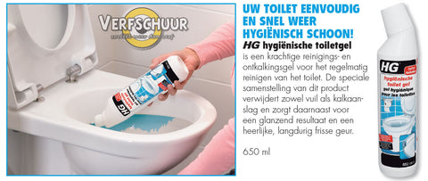 HG Hygiënische toiletgel 650ml