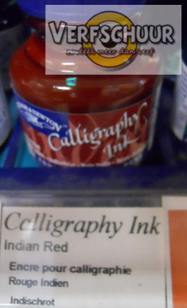 W&N. CALLIGRAPHY INK 30 ML. indian red 1111317