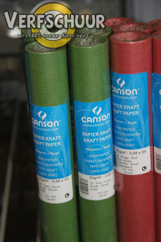 Canson kraftpapier groen 65g/m 0.68x3m  C200004293