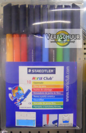 Noris Club kleurstift - set 10 st EV