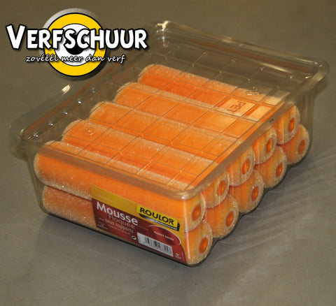 Verfrol oranje H²O lakverf 15cm 10 stuks 347315