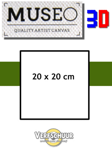 Schildersdoek Katoen 3D 20x20 cm