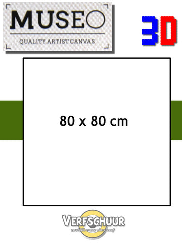 Schildersdoek Katoen 3D 80x80 cm