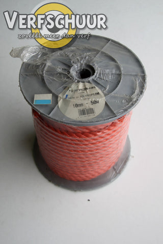 PP koord oranje 1425kg 10mm-50m