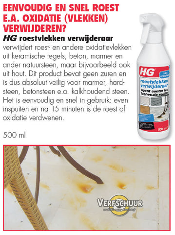 HG Roestvlekken verwijderaar 500ml