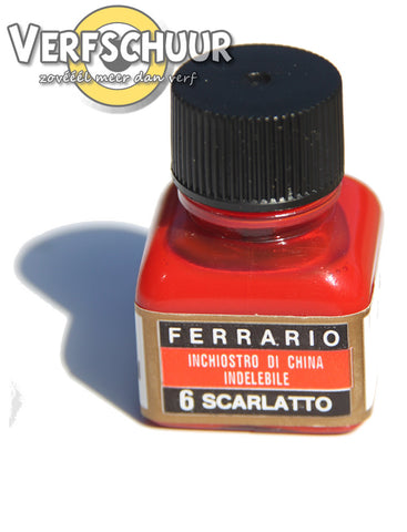 Ferrario Chineze inkt 19ml scharlaken 0006