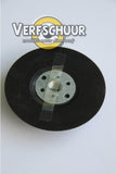 Steunschijf plateau voor fiberschijf pad M14 hard d125mm 1 schijf