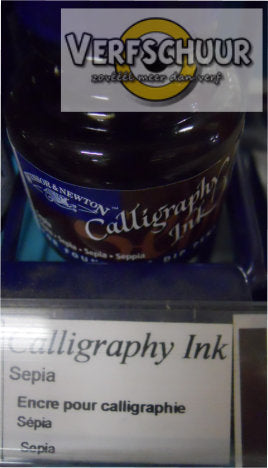 W&N. CALLIGRAPHY INK 30 ML. sepia 1111609