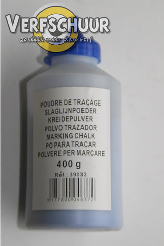 Slaglijnpoeder 400gr blauw 39033