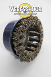 Staalborstel CUP geknoopte draad M14x2.00