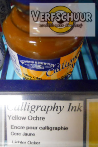 W&N. CALLIGRAPHY INK 30 ML. yellow ochre 1111744